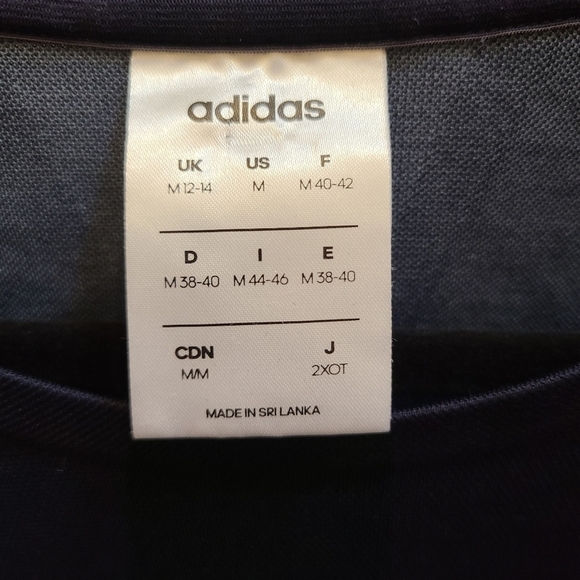 Adidas Enhanced Motion Long Sleeved Climalite Tee in Black and White - Size M - Picture 11 of 14